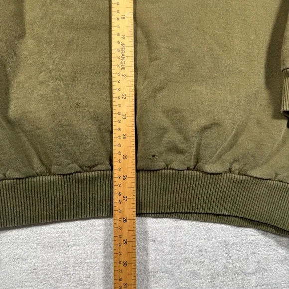 Michigan State Spartans MSU Sweatshirt Mens Large Olive Green Vintage Crewneck - Picture 7 of 9